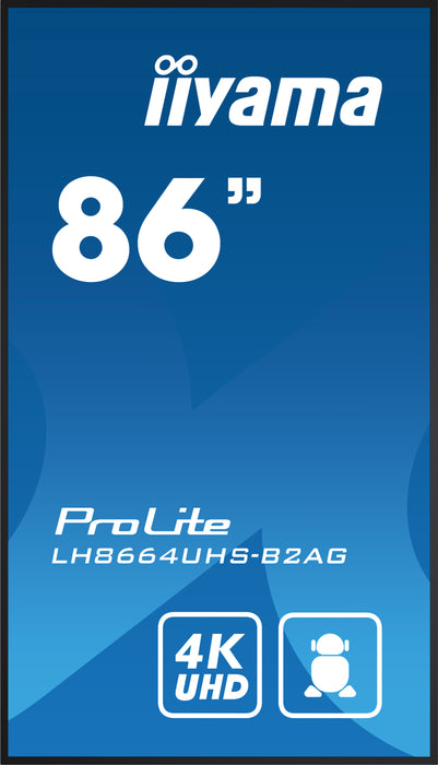 iiyama LH8664UHS-B2AG Signage Display