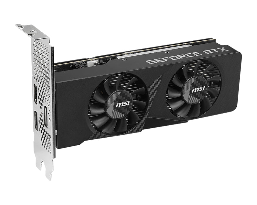 MSI GEFORCE RTX 3050 LP E 6G OC graphics card