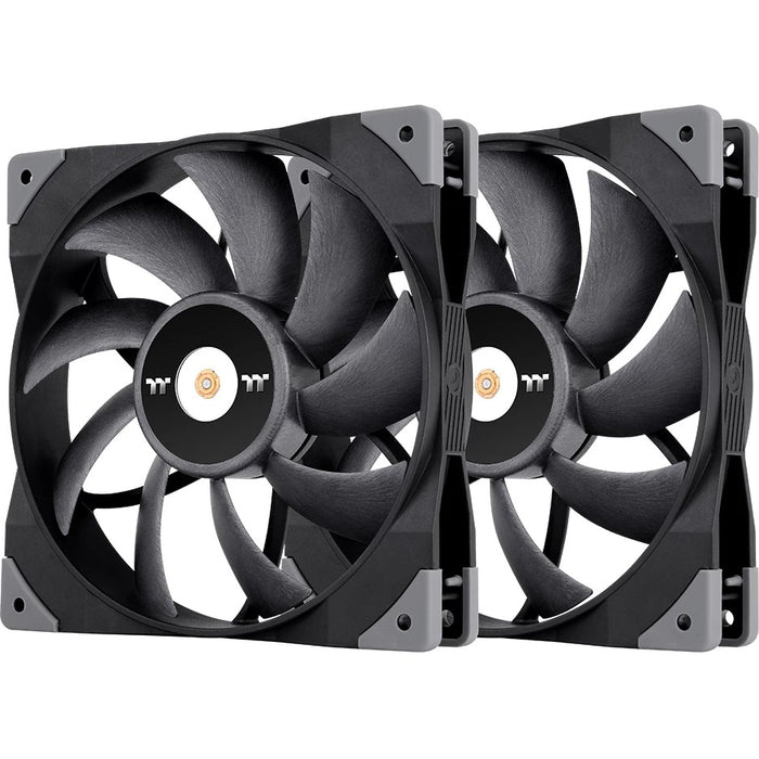 Ventilador de alto desempenho Thermaltake Toughfan 14 de 140 mm PWM 500-2000 rpm - Embalagem de 2