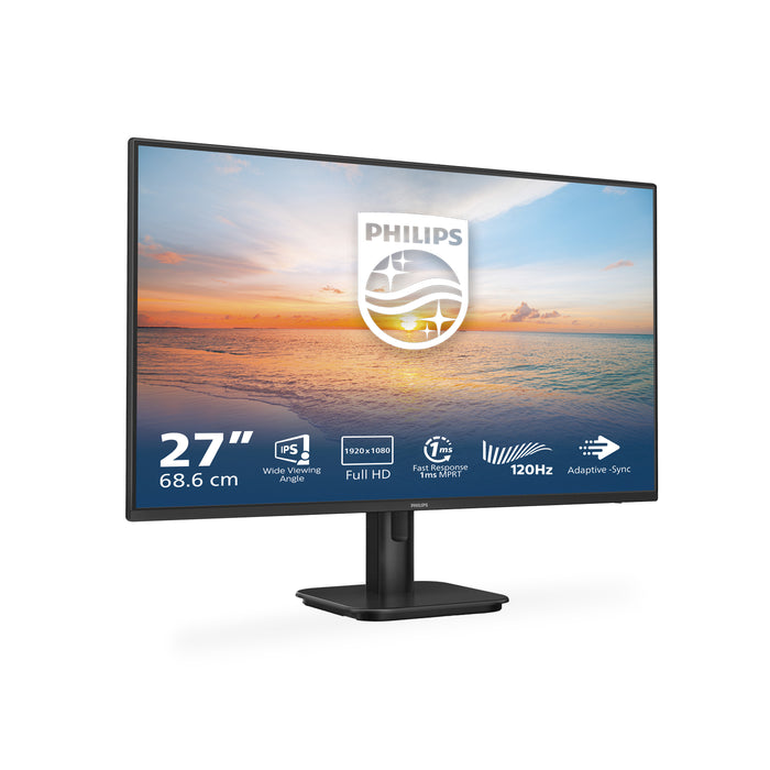 Philips 1000 series 27E1N1100A/00 computer monitor 68.6 cm (27") 1920 x 1080 pixels Full HD LCD Black