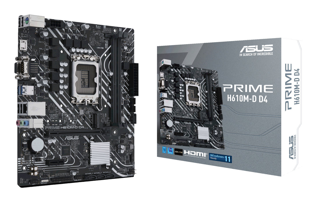 ASUS PRIME H610M-D D4 Intel H610 LGA 1700 micro ATX