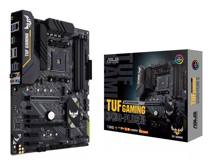 ASUS TUF GAMING B450-PLUS II AMD B450 Socket AM4 ATX