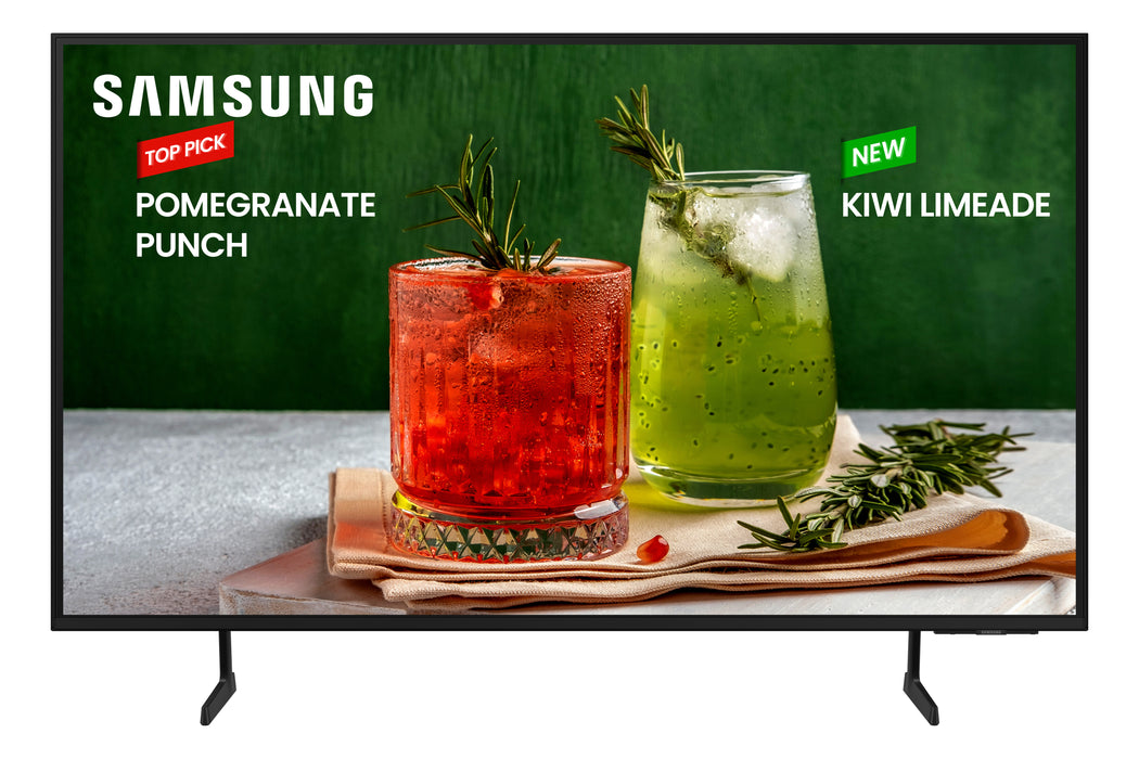 Samsung BE85D-H Digital signage flat panel 2.16 m (85") LED Wi-Fi 4K Ultra HD Black Tizen 16/7