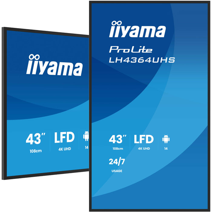 iiyama LH4364UHS-B1AG Signage Display