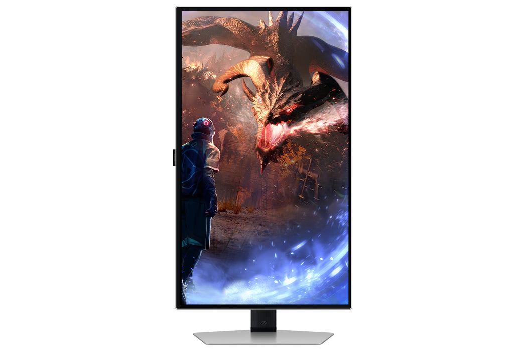 Samsung G60SD computer monitor 68.6 cm (27") 2560 x 1440 pixels Quad HD OLED Silver