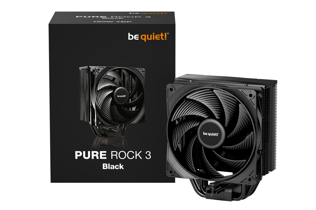 be quiet! Pure Rock 3 Black Processor Air cooler 12 cm 1 pc(s)