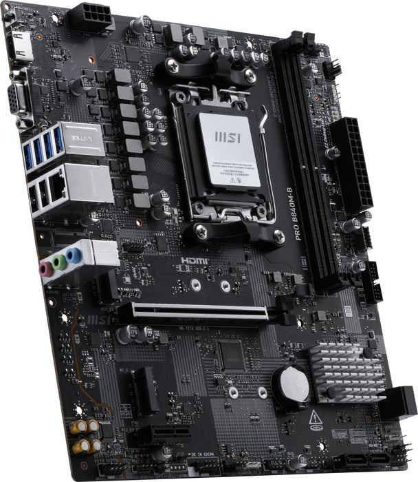 MSI PRO B840M-B motherboard AMD B840 Socket AM5 micro ATX