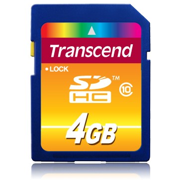 Transcend SD Card SDXC/SDHC Class 10 4GB