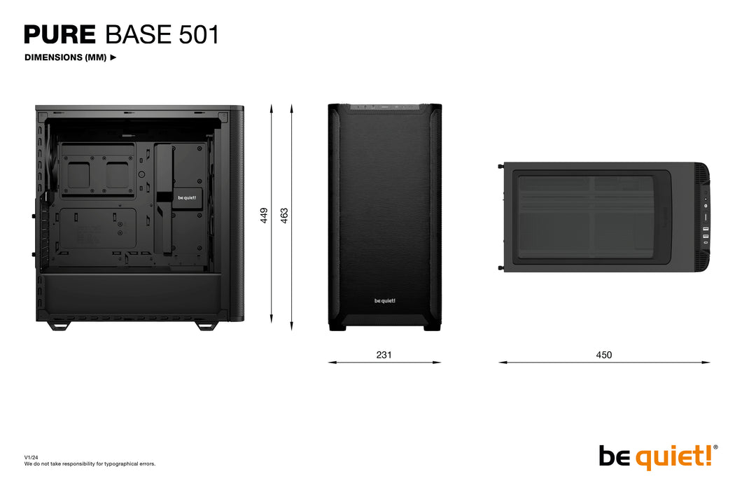 ¡Silencio! PURE BASE 501 Negro