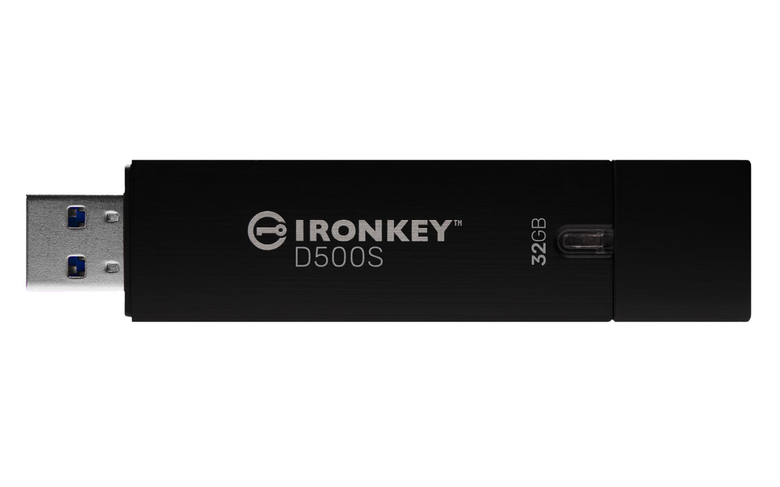 Kingston Technology IronKey 32GB D500S FIPS 140-3 Lvl 3 (Pending) AES-256