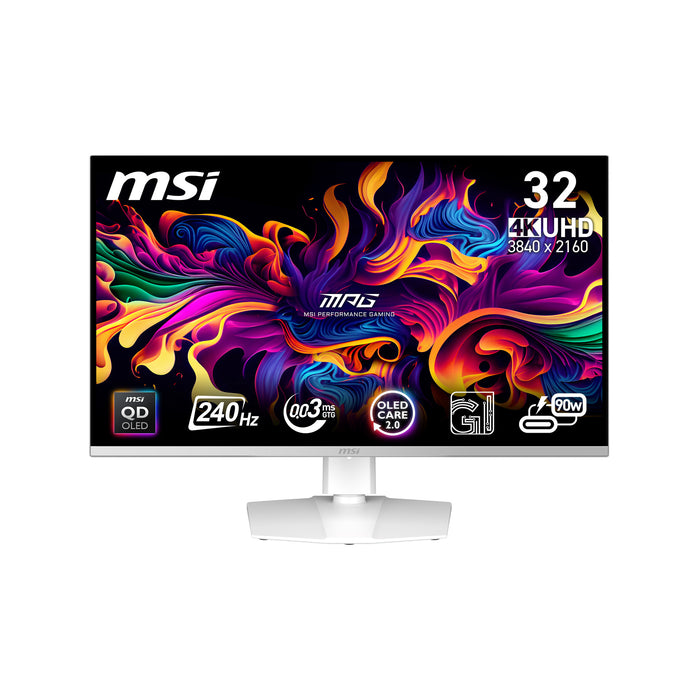 MSI MPG 321URXW QD-OLED computer monitor