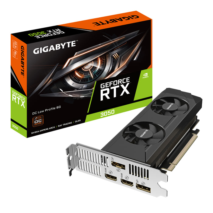 GIGABYTE GeForce RTX 3050 OC Perfil Baixo 6G