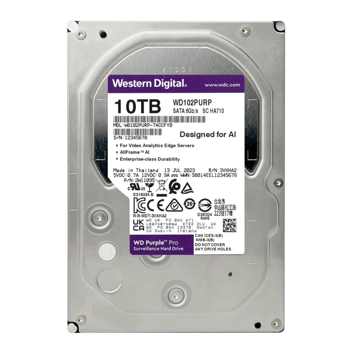 Western Digital Purple Pro WD102PURP internal hard drive