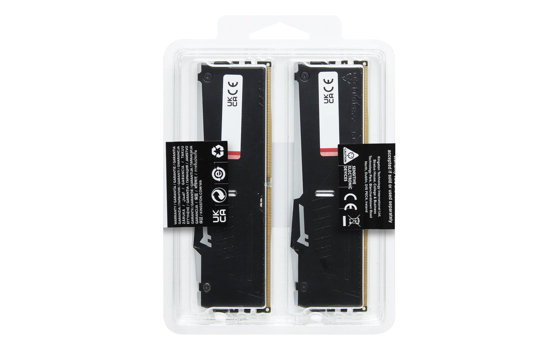 Kingston Technology FURY Beast 128GB 5600MT/s DDR5 CL36 DIMM (Kit of 2) RGB
