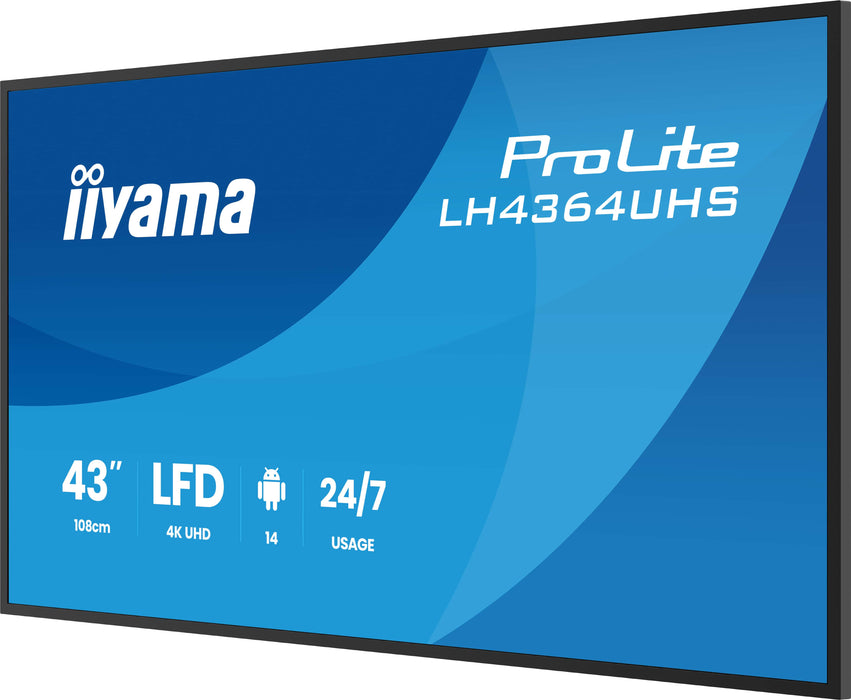 iiyama LH4364UHS-B1AG Signage Display