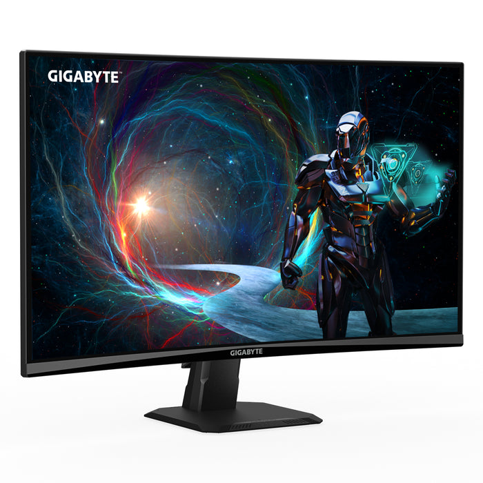 GIGABYTE GS27QCA 27" QHD Curved Gaming Monitor - 2560 x 1440, 180Hz, 1ms, 250 cd/m², FreeSync, HDR Ready, HDMI 2.0, Displayport 1.4
