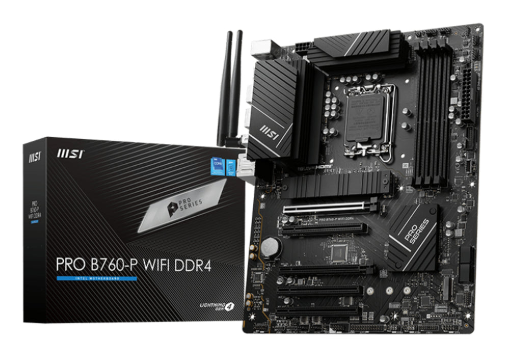 MSI PRO B760-P WIFI DDR4 motherboard