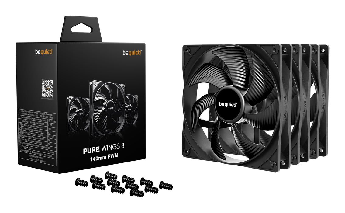 be quiet! Pure Wings 3 140 mm PWM Triple Pack