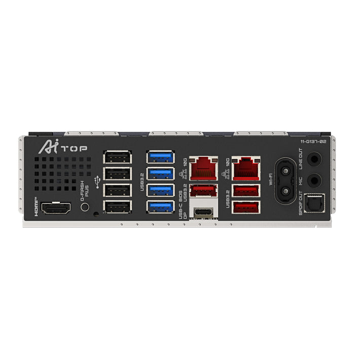 GIGABYTE B850 AI TOP Motherboard - AMD Ryzen 9000 Series CPUs, 16+2+2 Phases Digital VRM, up to 8600MHz DDR5 (OC), 2xPCIe 5.0 + 1xPCIe 4.0 M.2, 10 LAN, WIFI 7, USB 3.2 Gen 2x2