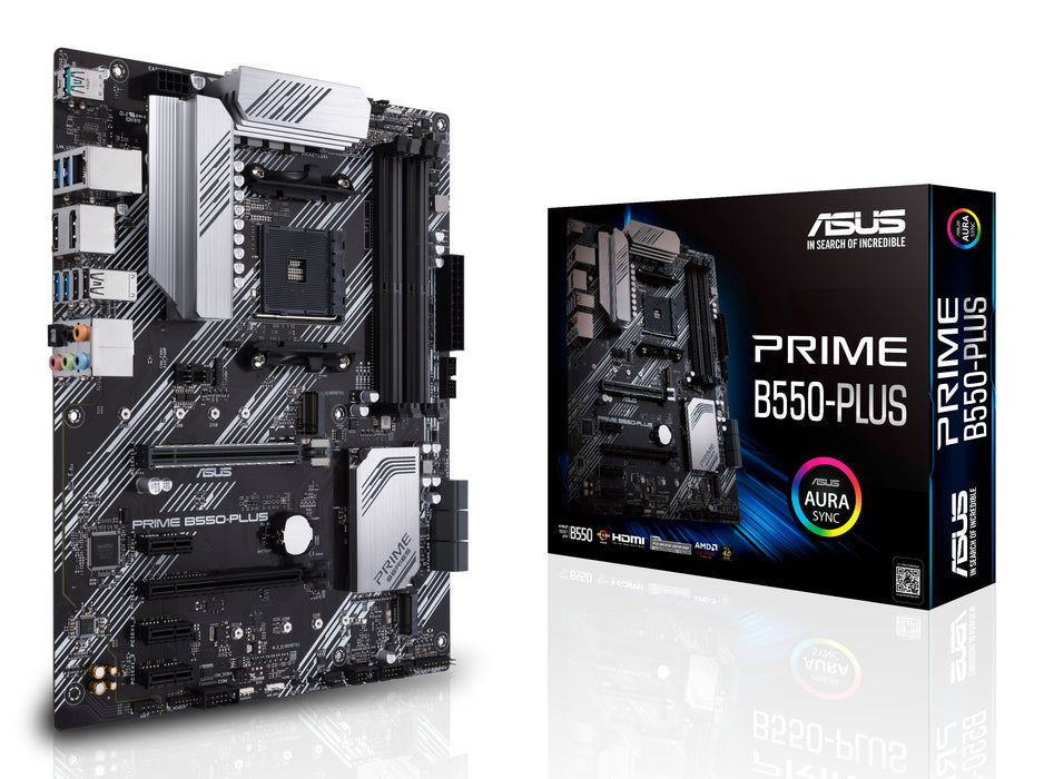 ASUS PRIME B550-PLUS AMD B550 Socket AM4 ATX
