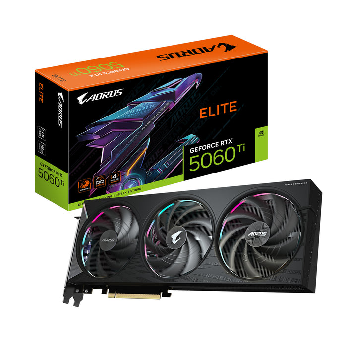 GIGABYTE AORUS GeForce RTX 5060 Ti ELITE 16G