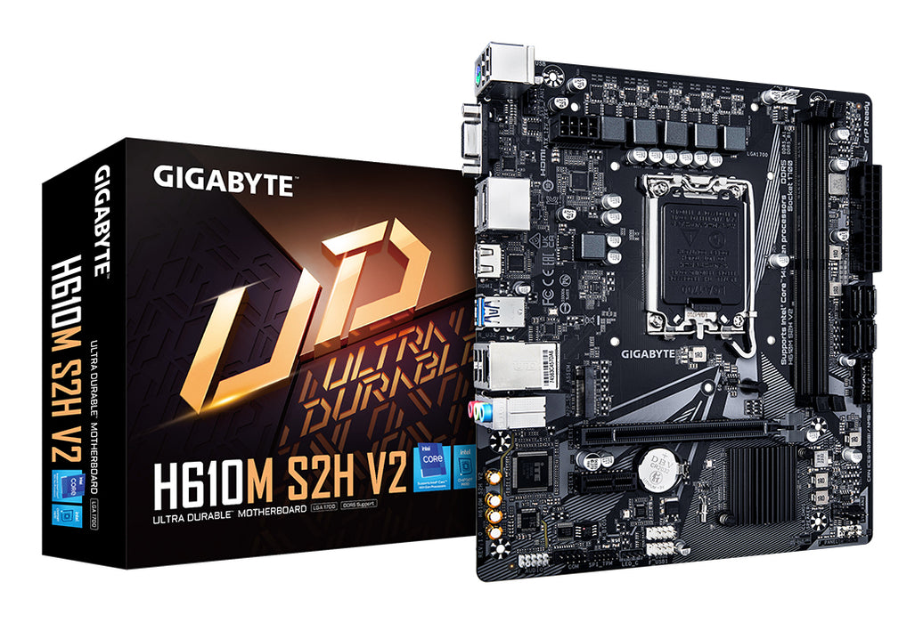 Placa mãe GIGABYTE H610M S2H V2