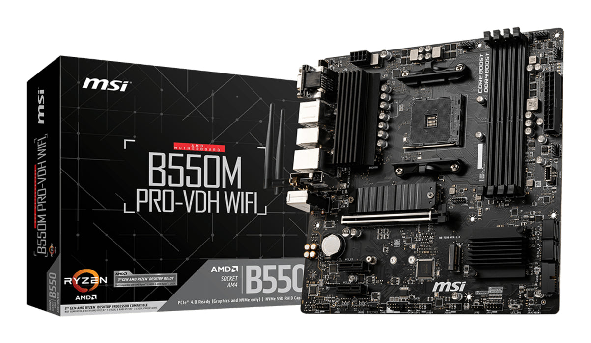 Placa mãe MSI B550M PRO-VDH WIFI