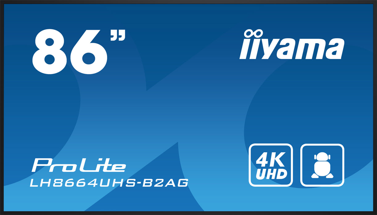 iiyama LH8664UHS-B2AG Signage Display