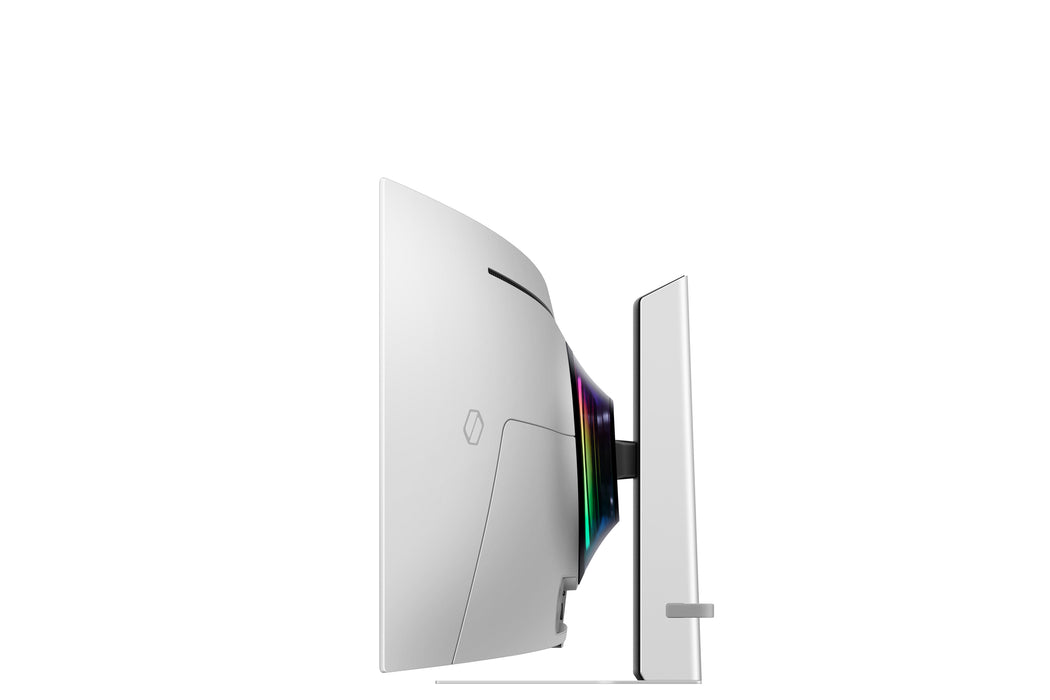 Samsung G93SD computer monitor 124.5 cm (49") 5120 x 1440 pixels Dual QHD OLED Silver