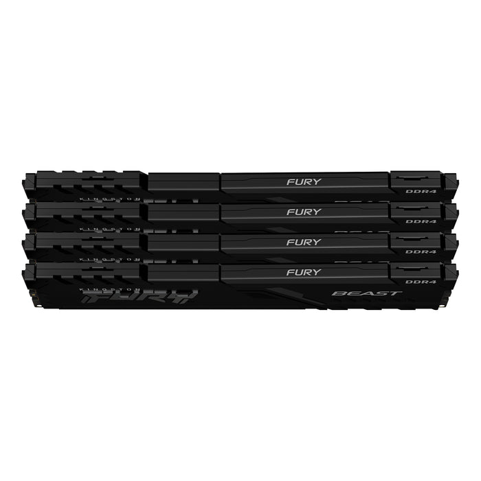 Kingston Technology FURY Beast 128GB 3200MT/s DDR4 CL16 DIMM (Kit of 4) Black