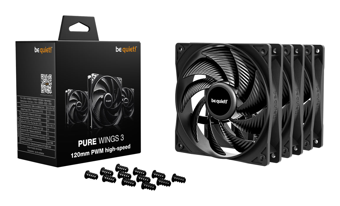 be quiet! Pure Wings 3 120 mm PWM high-speed Triple Pack