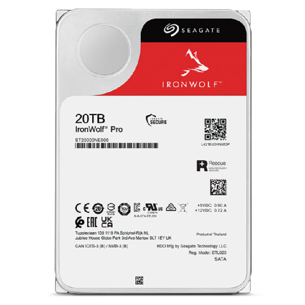Seagate IronWolf Pro ST20000NE000 internal hard drive