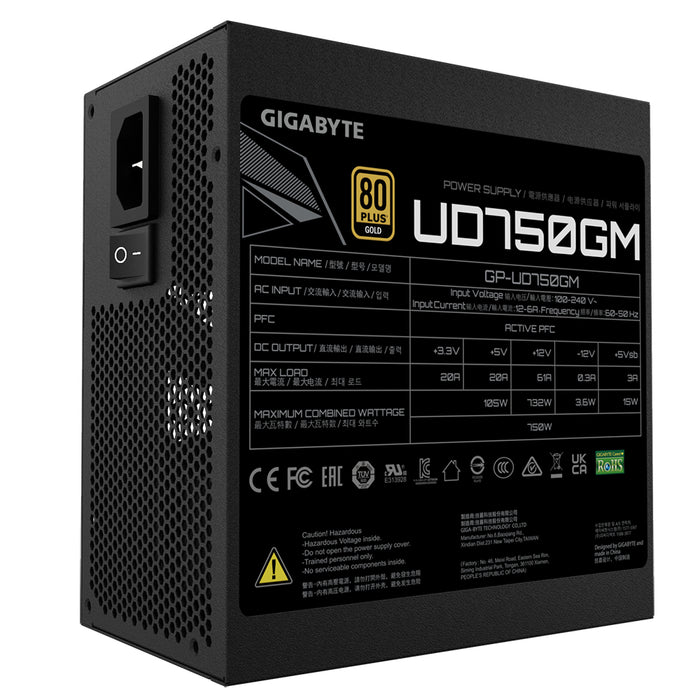 Fonte de alimentação GIGABYTE GP-UD750GM