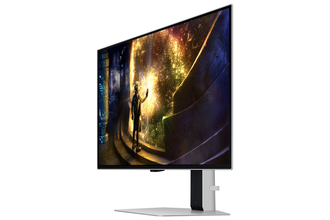 Samsung G61SD computer monitor 68.6 cm (27") 2560 x 1440 pixels Quad HD OLED Silver