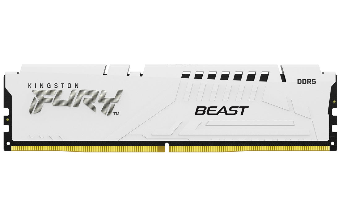Kingston Technology FURY Beast 64GB 5600MT/s DDR5 CL36 DIMM (Kit of 2) White EXPO