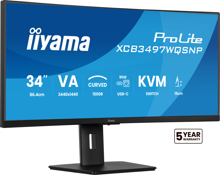Monitor de computador iiyama ProLite XCB3497WQSNP-B1