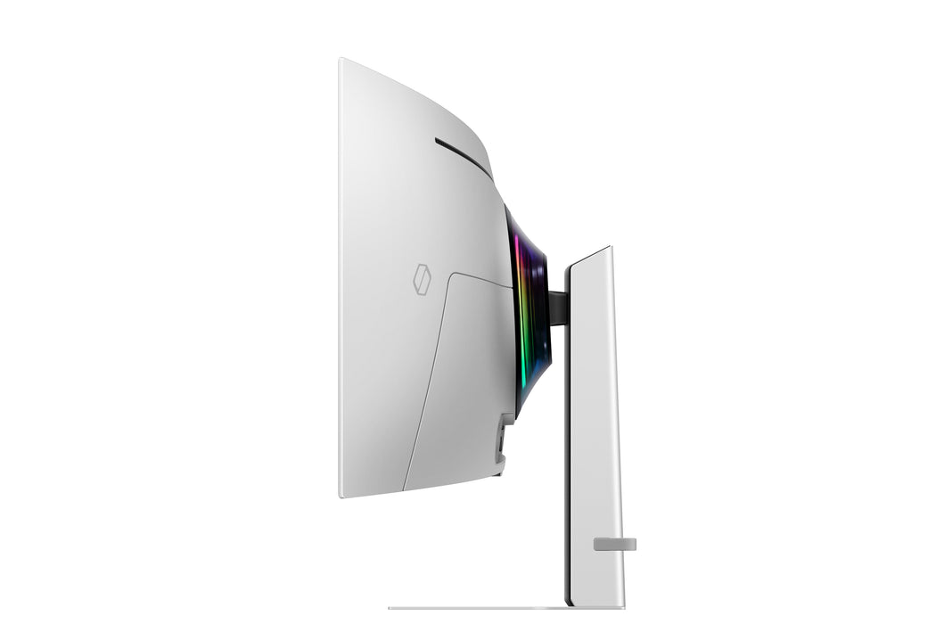 Samsung G93SD computer monitor 124.5 cm (49") 5120 x 1440 pixels Dual QHD OLED Silver