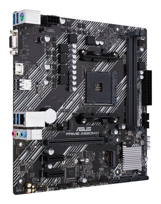 ASUS PRIME A520M-K AMD A520 Socket AM4 micro ATX