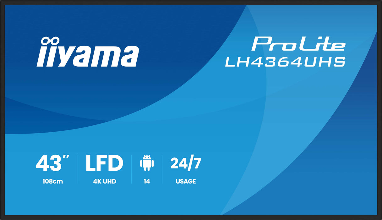 iiyama LH4364UHS-B1AG Signage Display