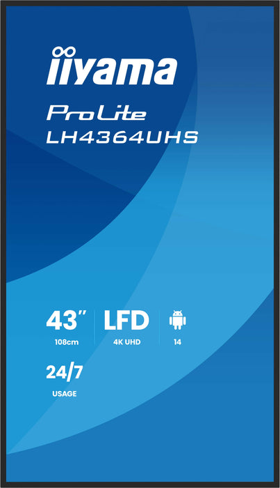 iiyama LH4364UHS-B1AG Signage Display