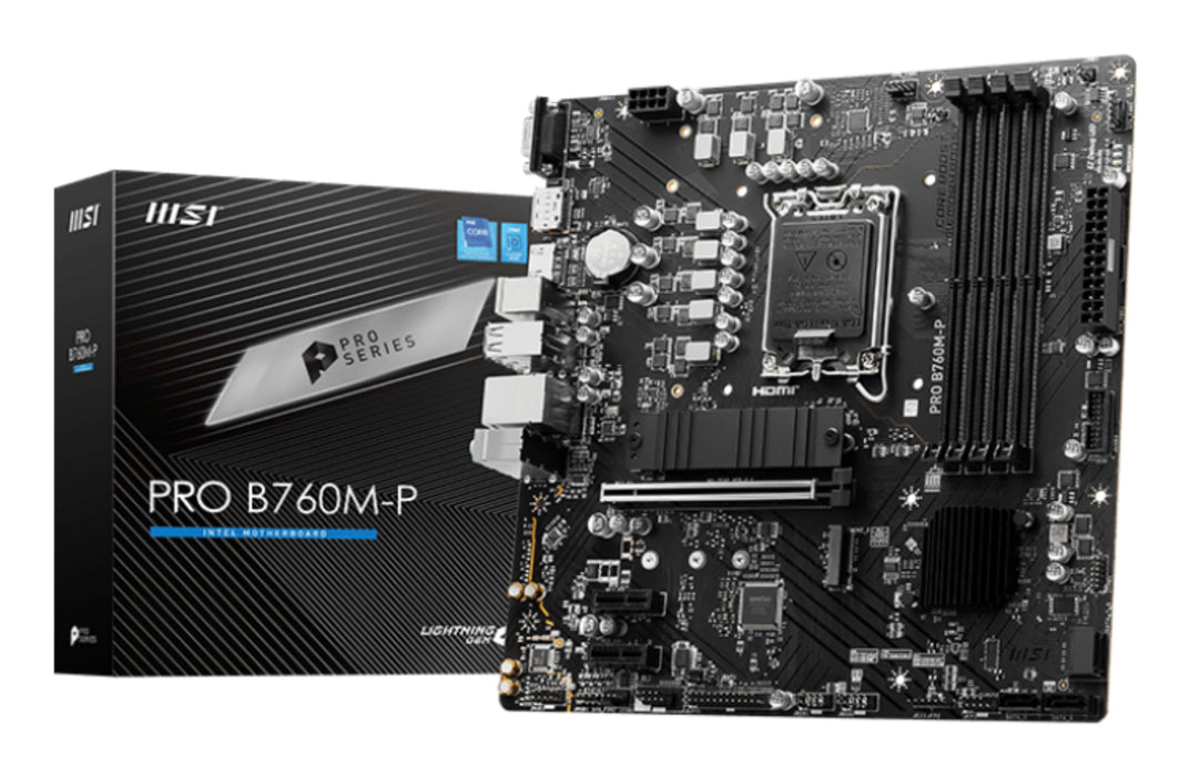 Placa mãe MSI PRO B760M-P
