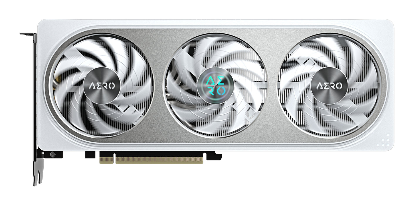 GIGABYTE GeForce RTX 5060 Ti AERO OC 16G Graphics Card - 16GB GDDR7, 128bit, PCI-E 5.0, 2647MHz Core Clock, 3 x DisplayPort, 1 x HDMI, GV-N506TAERO OC-16GD