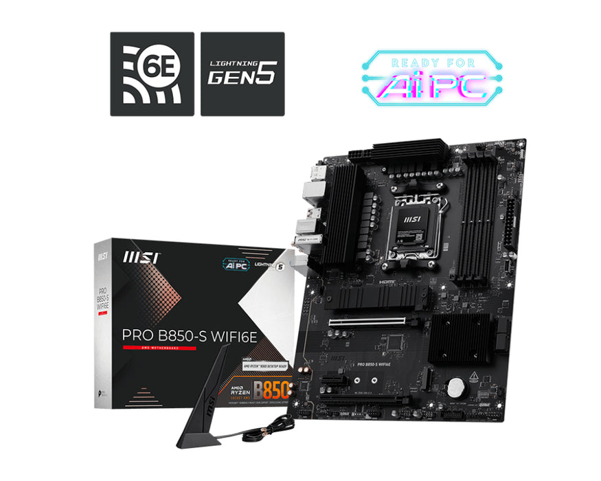 MSI PRO B850-S WIFI6E motherboard