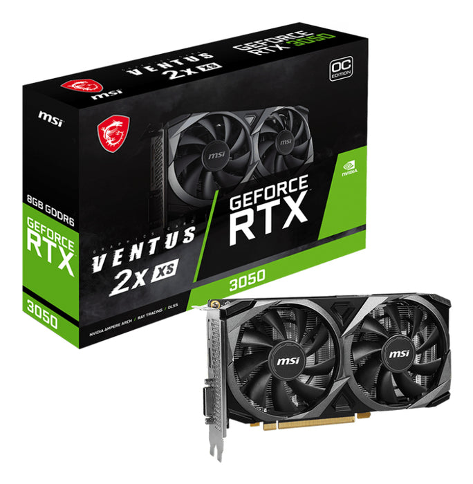 Tarjeta gráfica MSI VENTUS GEFORCE RTX 3050 2X XS 8G OC