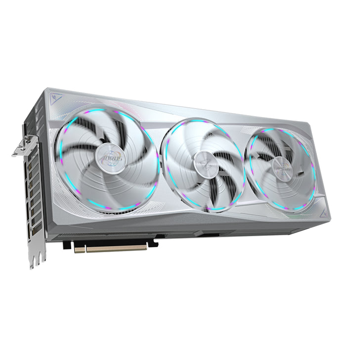 GIGABYTE AORUS GeForce RTX 5090 MASTER ICE 32G Graphics Card - 32GB GDDR7, 512bit, PCI-E 5.0, 2655MHz Core Clock, 3 x DP 2.1a, 1 x HDMI 2.1b, NVIDIA DLSS 4, GV-N5090AORUSM ICE-32GD