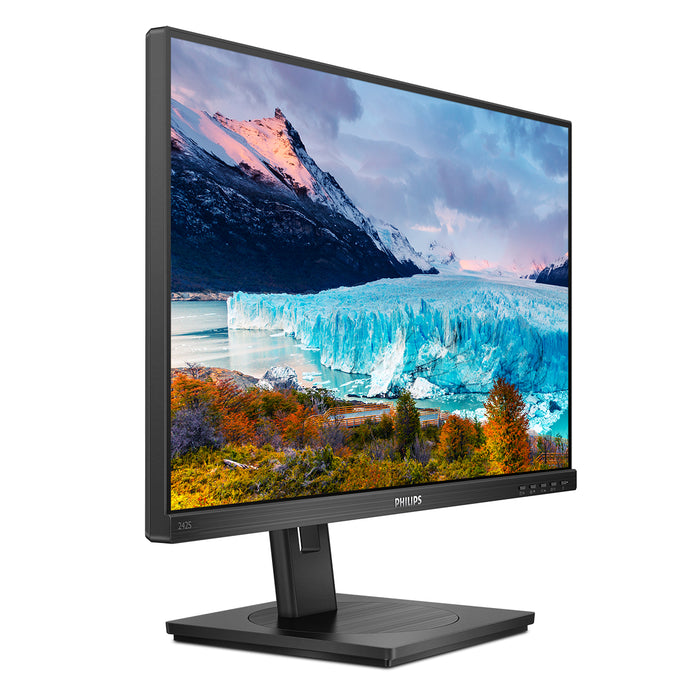 Philips S Line 242S1AE/00 computer monitor 60.5 cm (23.8") 1920 x 1080 pixels Full HD LED Black