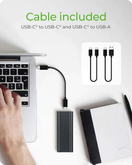 ICY BOX IB-1824ML-C31 SSD enclosure Black M.2