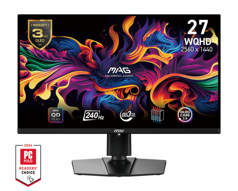 Monitor de computadora MSI MAG 271QPXDE QD-OLED E2