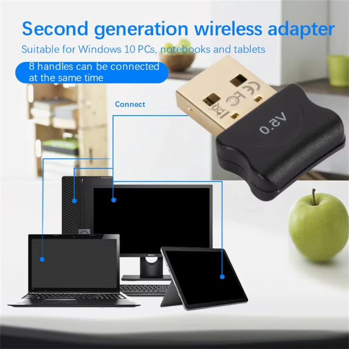 BLUETOOTH 5.0 BLUETOOTH ADAPTER FOR AUDIO DEVICES & MORE