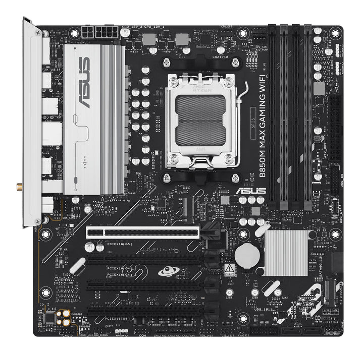 ASUS B850M MAX GAMING WIFI AMD B850 Socket AM5 micro ATX